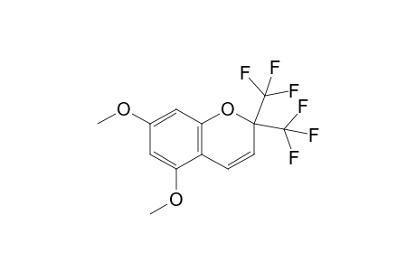 5,7-DIMETHOXY-2,2-BIS-(TRIFLUOROMETHYL)-2H-CHROMENE