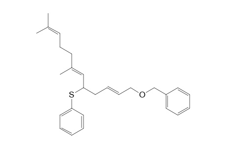 (([(2E,6E)-7,11-Dimethyl-5-(phenylsulfanyl)-2,6,10-dodecatrienyl]oxy)methyl)benzene