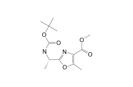 (R)-2-[1-N-TERT.-BUTOXYCARBONYL-AMINO]-ETHYL-5-METHYLOXAZOLE-4-CARBOXYLIC-ACID-METHYLESTER