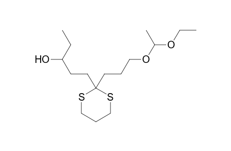 1-[2-[3-(1-ethoxyethoxy)propyl]-1,3-dithian-2-yl]-3-pentanol