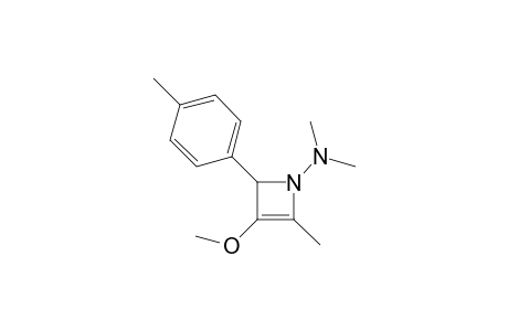 N-Dimethylamino-2-(p-methylpheny)-3-methoxy-4-methyl-azacyclobut-3-ene
