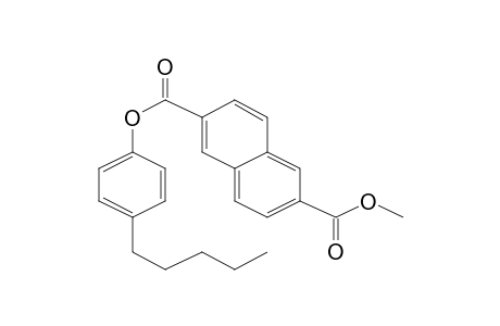 Naphthalene-2,6-dicarboxylic acid, methyl ester 4-pentyl-phenyl ester