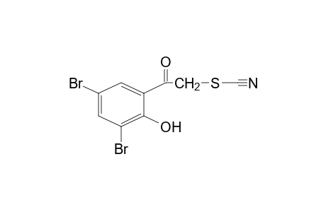 Thiocyanic acid, 3,5-dibromo-2-hydroxyphenacyl ester