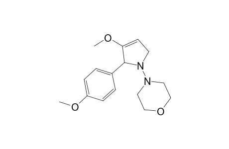 N-Morpholino-2-(p-methoxyphenyl)-3-methoxy-2,5-dihydropyrrole