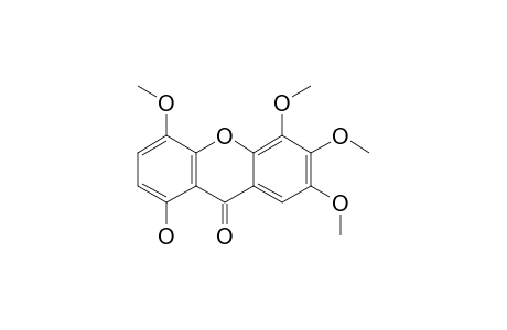 1-HYDROXY-4,5,6,7-TETRAMETHOXY-9H-XANTHEN-9-ONE