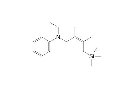 N-[(Z)-2,3-dimethyl-4-trimethylsilyl-but-2-enyl]-N-ethyl-aniline