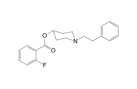 1-(2-Phenylethyl)piperidin-4-yl-2-fluoro benzoate