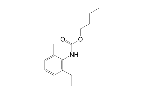 2-ethyl-6-methylcarbanilic acid, butyl ester