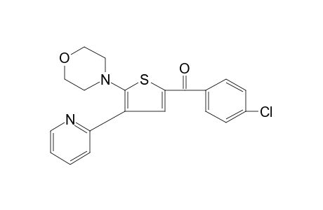 p-Chlorophenyl 5-morpholino-4-(2-pyridyl)-2-thienyl ketone