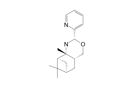 (2S,4AR,6S,8S,8AS)-7,7,8A-TRIMETHYL-2-PYRIDIN-2-YL-OCTAHYDRO-2H-6,8-METHANO-3,1-BENZOXAZINE