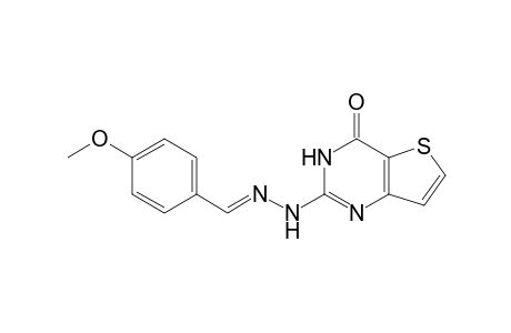 (E)-2-(2-(4-Methoxybenzylidene)hydrazinyl)thieno[3,2-d]pyrimidin-4(3H)-one