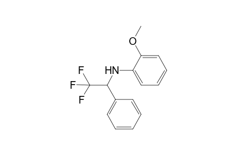 2-Methoxy-N-(2,2,2-trifluoro-1-phenylethyl)aniline