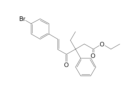 6-(4-Bromo-phenyl)-3-ethyl-4-oxo-3-phenyl-hex-5-enoic acid ethyl ester