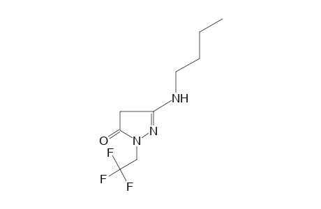 3-(butylamino)-1-(2,2,2-trifluoroethyl)-2-pyrazolin-5-one