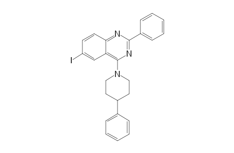 2-(Phenyl)-4-(4-phenylpiperidino)-6-iodoquinazoline