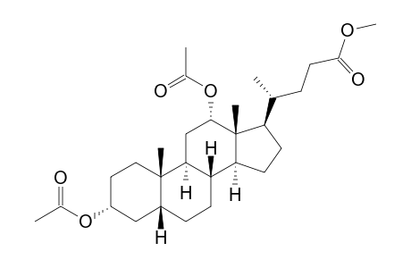 Methyl-3α,12α-diacetoxycholanate