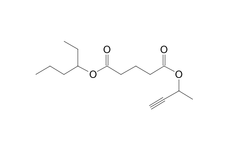 Glutaric acid, but-3-yn-2-yl 3-hexyl ester