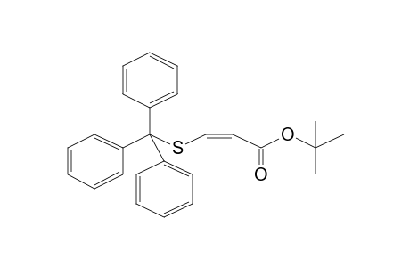 3-(Tritylthio)acrylic acid, t-butyl ester