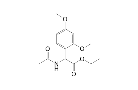 ethyl 2-acetamido-2-(2,4-dimethoxyphenyl)acetate