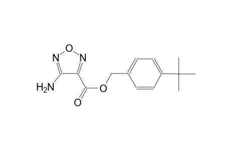 1,2,5-oxadiazole-3-carboxylic acid, 4-amino-, [4-(1,1-dimethylethyl)phenyl]methyl ester