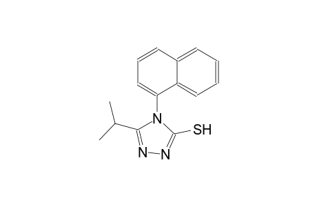 4H-1,2,4-triazole-3-thiol, 5-(1-methylethyl)-4-(1-naphthalenyl)-