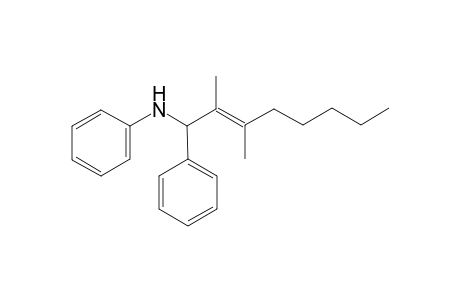 (E)-N-(2,3-Dimethyl-1-phenylnon-2-en-1-yl)aniline