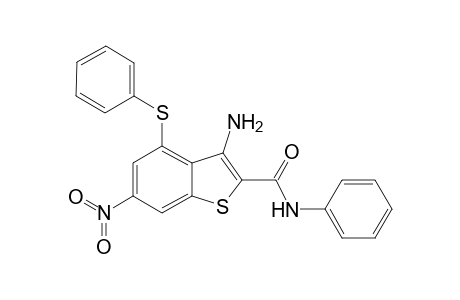 3-Amino-6-nitro-N-phenyl-4-(phenylthio)-1-benzothiophene-2-carboxamide