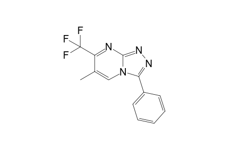 3-Phenyl-7-trifluoromethyl-6-methyl[1,2,4]triazolo[4,3-a]-pyrimidine