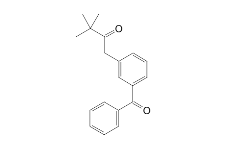 1-(3-benzoylphenyl)-3,3-dimethylbutan-2-one