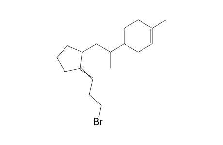 4-(1-(2-(3-bromopropylidene)cyclopentyl)propan-2-yl)-1-methylcyclohex-1-ene