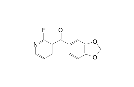 2-fluoro-3-pyridyl 3,4-(methylenedioxy)phenyl ketone