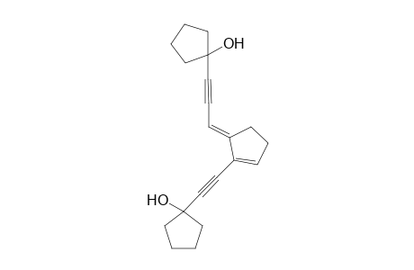 1-[2-(E)-5-(3-(1-Hydroxycyclopent-1-yl)-2-propynylidene)-1-cyclopenten-1-yl]ethynyl]cyclopentan-1-ol