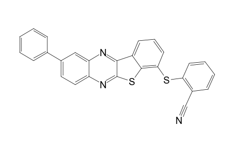 4-(2-Cyanophenylthio)-9-phenylbenzo[4.5]thieno[2,3-b]quinoxaline