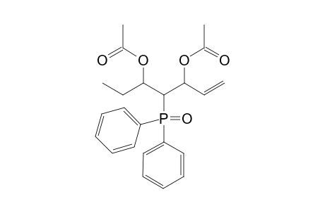 (3RS,4RS,5RS)-,and-(3RS,4SR,5SR)-(3RS,4SR,5RS) and(3RS,4RS,5SR)-4-Diphenylphosphinoylhept-1-ene-3,5-diyl diacetate