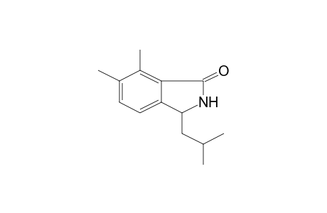1H-Isoindol-1-one, 2,3-dihydro-6,7-dimethyl-3-(2-methylpropyl)-