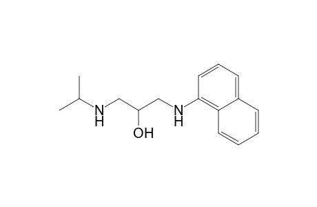 2-Propanol, 1-[(1-methylethyl)amino]-3-(1-naphthalenylamino)-