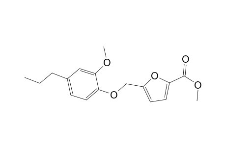 Methyl 5-[(2-methoxy-4-propylphenoxy)methyl]-2-furoate