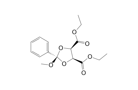 Diethyl (4R)-trans-2-methoxy-2-phenyl-1,3-dioxolane-4,5-dicarboxylate