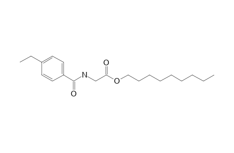 Glycine, N-(4-ethylbenzoyl)-, nonyl ester