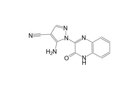 1H-pyrazole-4-carbonitrile, 5-amino-1-(3,4-dihydro-3-oxo-2-quinoxalinyl)-