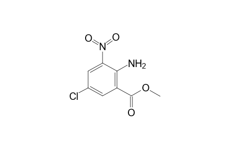 Benzoic acid, 2-amino-5-chloro-3-nitro-, methyl ester