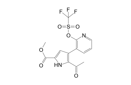 Methyl 5-Acetyl-4-[2-(trifluoromethanesulfonyl)oxy]-3-pyridinyl]-1H-pyrrol-2-carboxylate