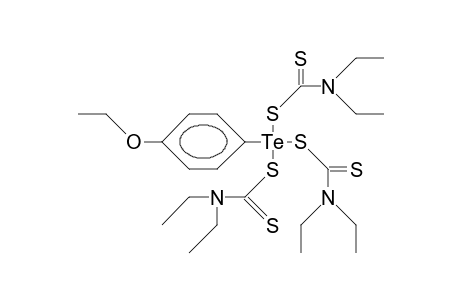 4-Ethoxy-phenyltellurium tris(diethyl-dithiocarbamate)