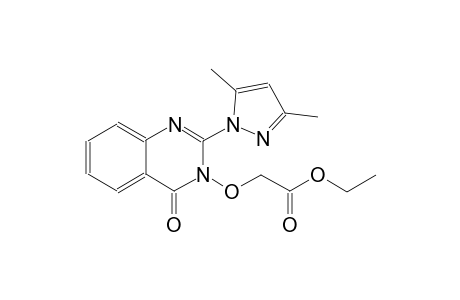 ethyl [(2-(3,5-dimethyl-1H-pyrazol-1-yl)-4-oxo-3(4H)-quinazolinyl)oxy]acetate