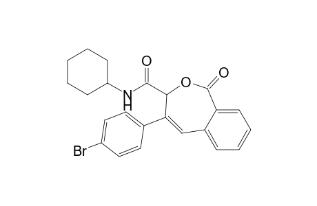 4-(4-Bromophenyl)-N-cyclohexyl-3H-2-benzoxepin-1-one-3-carboxamide