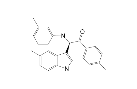 2-(5-Methyl-1H-indol-3-yl)-1-p-tolyl-2-(p-tolylamino)ethanone