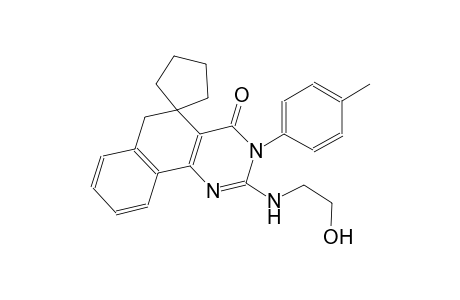 2-butyl-3-(4-methylphenyl)-4,6-dihydro-3H-spiro[benzo[h]quinazoline-5,1'-cyclopentan]-4-one