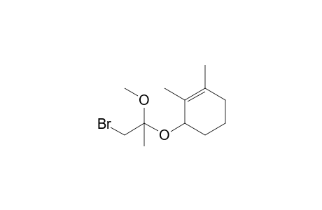 3-(1-bromanyl-2-methoxy-propan-2-yl)oxy-1,2-dimethyl-cyclohexene