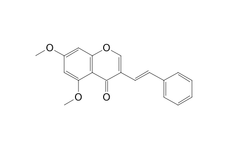 (E)-5,7-Dimethoxy-3-styrylchromone