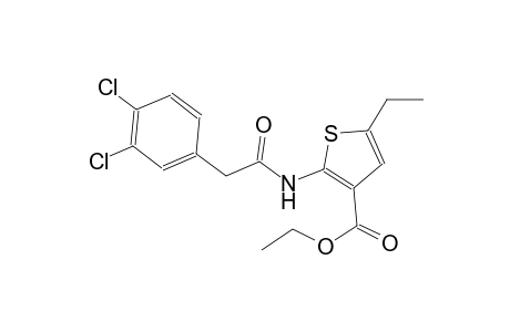 ethyl 2-{[(3,4-dichlorophenyl)acetyl]amino}-5-ethyl-3-thiophenecarboxylate